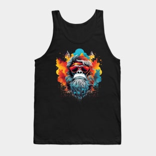 Synthwave Monkey Tank Top